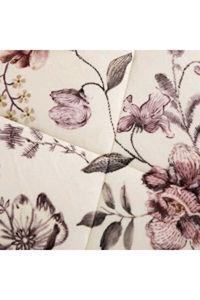 Cannon Canon Flannel Floral Bedspread with Sewn Filling 240x260cm 6 Pieces Double Size Donna