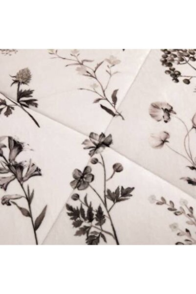 Cannon Canon Flannel Floral Bedspread with Sewn Filling 240x260cm 6 Pieces Double Size Donna