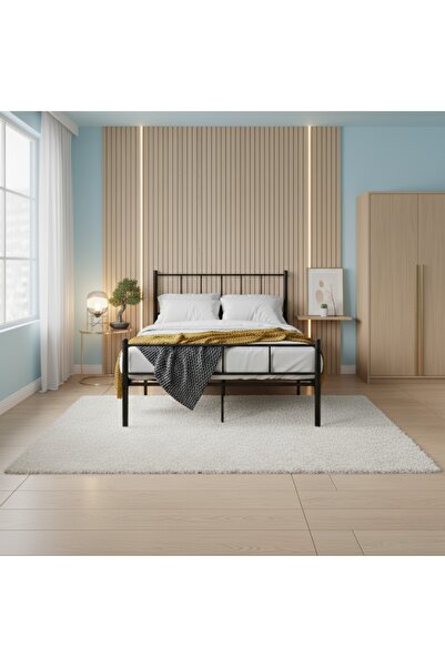 DEC4 سرير حديد مقاوم للصدأ بتصميم راقي 190*120سم