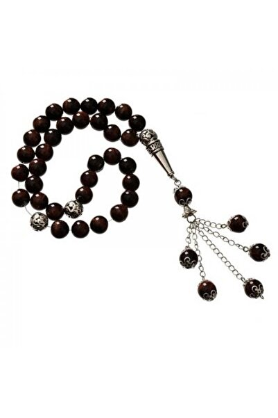 Eagal Dark Brown Natural Stone Prayer Beads