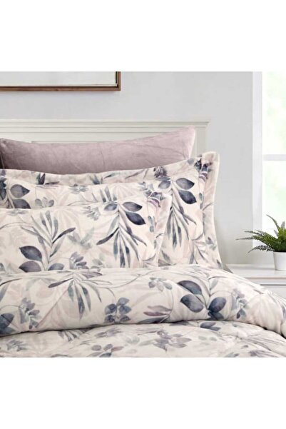 Cannon Canon Flannel Floral Bedspread with Sewn Filling 240x260cm 6 Pieces Double Size Donna