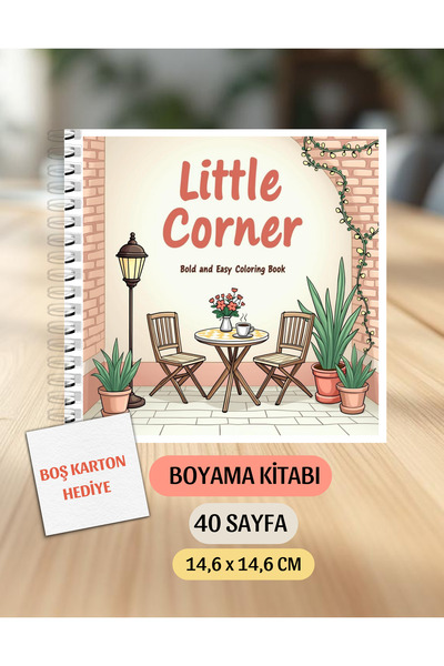 VORACRAFT Boyama Kitabı, Köşeli Tatlı Ev Boyama KŞ00004