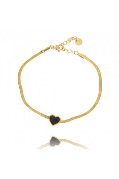 Altele Brățară de damă cu inimă placată cu aur