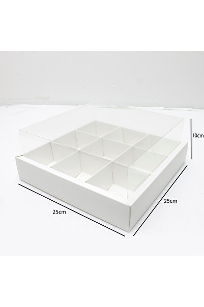 Generic White divided cake and dessert boxes