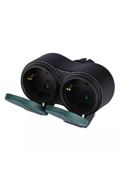 KlaussTech Adaptor exterior 2 căi 16A IP44 - Protecție la praf