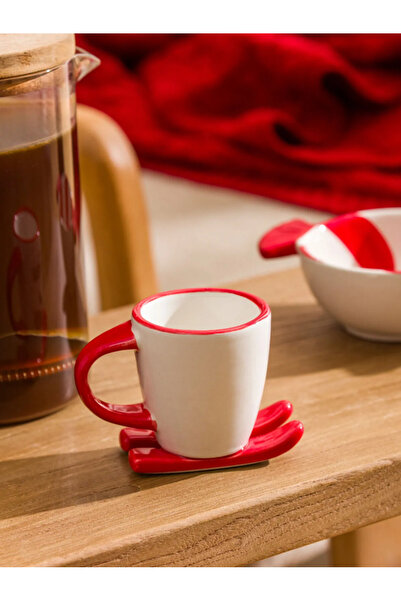 LC Waikiki Kayak Figured Ceramic Coffee Cup 85 ml - for 1 Person