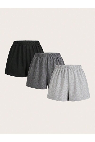 rocassi 3 LÜ Kadın Kısa Şort