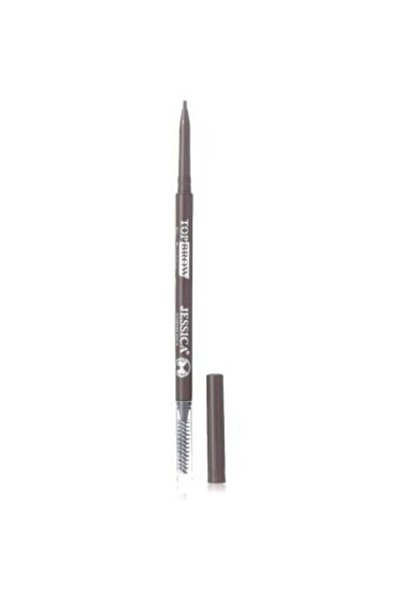 Jessica Top Pro Eyebrow Pencil with Brush by - Brown
