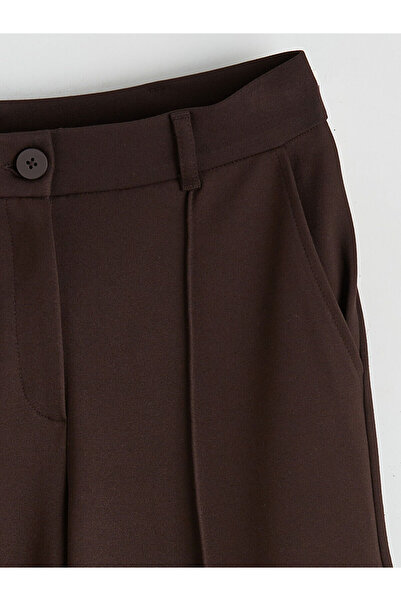 LC Waikiki Γυναικείο παντελόνι με φαρδύ πόδι LCWAIKIKI Classic Standard Fit