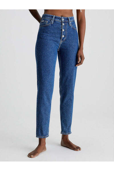 Calvin Klein MOM JEAN ANKLE NI Denim Dark Women