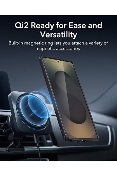 ESR Case for Samsung Galaxy S25 Ultra - MagSafe Compatible, Military-Grade, Frosted Black