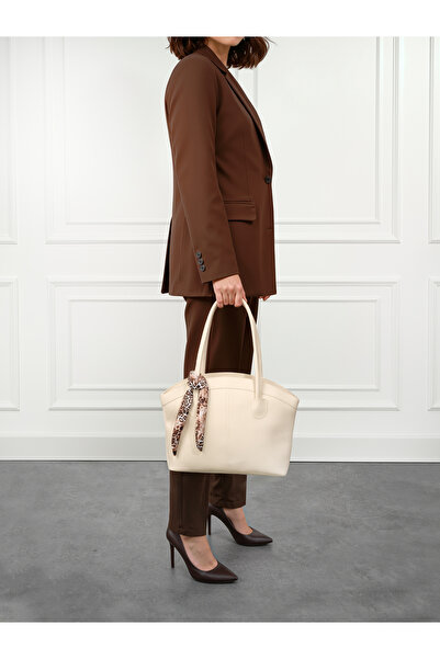 Rivina Laura Women's Scarf Double Handle Shopper Hand and Shoulder Bag (Scarf Color May Vary)