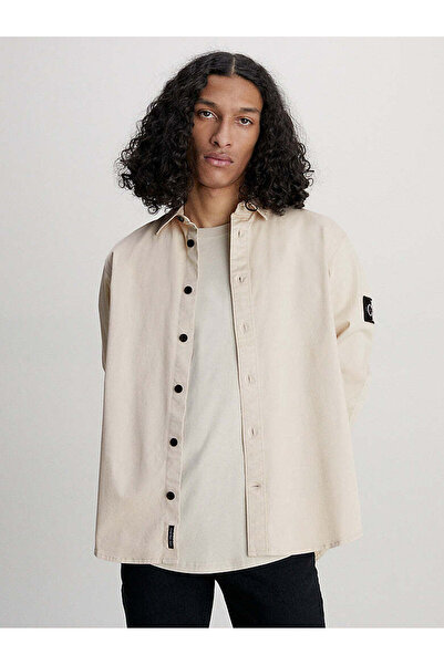 Calvin Klein MONOOGO BADGE REAX Classic Beige Men