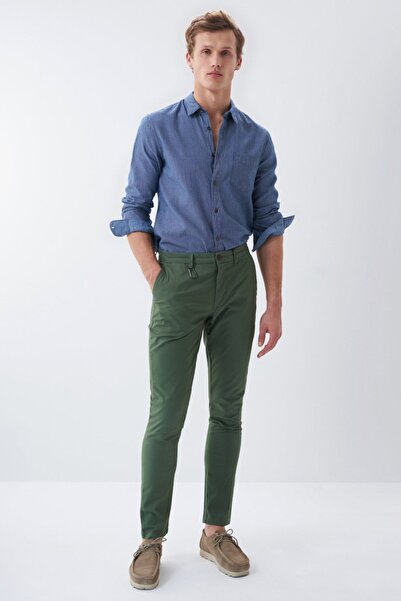 Salsa Jeans Dark Green Pants (21004761530) Men