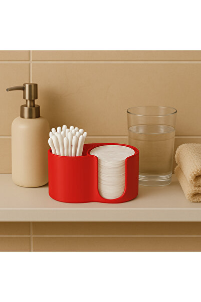 Pea 2-in-1 Ear Cotton & Cotton Organizer Bathroom Set Cotton Holder