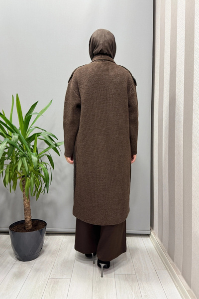 Ghisa Cardigan Brown 5Kgshrk3050
