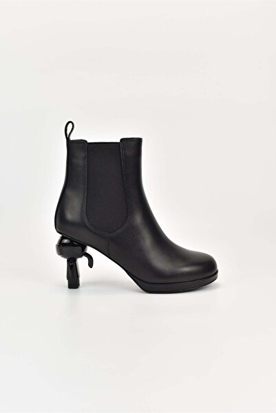Karl Lagerfeld IKON ISLAND Ankle Gore Boot 000 - Black Lthr Women