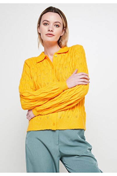 VILA Crew Neck Jumper Yellow - Women