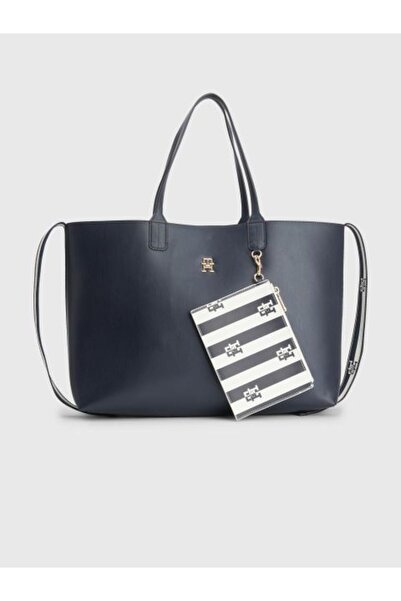 Tommy Hilfiger Geantă ICONIC TOMMY TOTE Albastru Spațial pentru femei