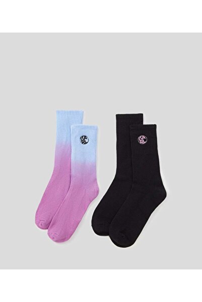 Karl Lagerfeld K/ATHLEISURE SOCKS 2 PACK Multi Women