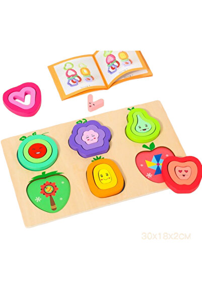 OEM 3D Wooden Puzzle - Rainbow Fruits