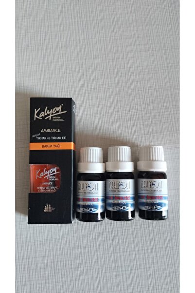 Kalyon 3 X OJE İNCELTİCİSİ 10 ML-1 X TIRNAK BAKIM YAĞI 10 ML