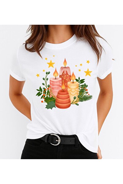 OEM 100% Cotton T-shirt with Candles