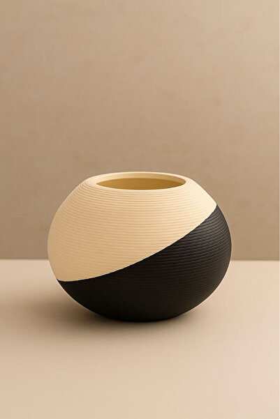 4gdran مزهرية فاخرة بلونين متباينين لتزيين الطاولات والمكاتب