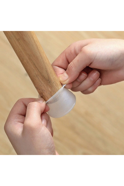 SHC42000 30 Adet Masa Sandalye Mobilya Ayağı Silikon Kılıf -Gürültü Emici Par...