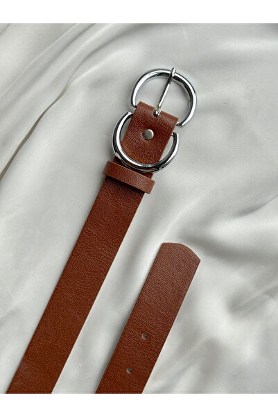 KIRASE Double Buckle Women's Trouser Belt, Coat Belt, Dress Belt, Shirt Belt Boy-110 En-3