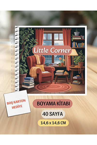 VORACRAFT Boyama Kitabı, Köşeli Tatlı Ev Boyama KŞ00006