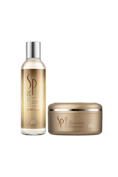 Wella Professionals Wella SP LuxeOil Keratin Protect Σετ Αναδόμησης - Σαμπουάν 200ml + Μάσκα 150ml