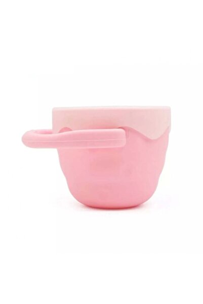 Generic Collapsible silicone snack cup with lid