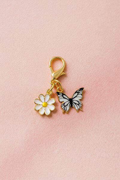 Motivart سلسلة مفاتيح على شكل فراشة - بموضوع التحول والولادة الجديدة