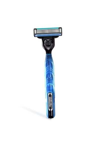 Gillette شفرة حلاقة 3 للرجال 2 شفرة قابلة لاعادة التعبيئة من جيليت