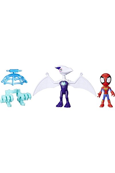 Spidey and His Amazing Friends Dino-Webs Ghostasaurus & Spidey Action Figures