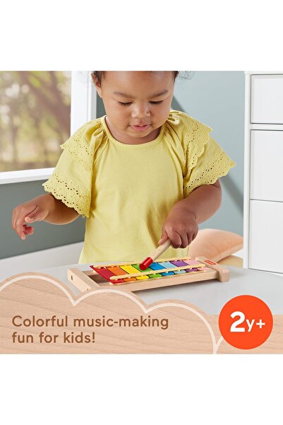 Generic Fisher-Price Wooden Xylophone Toddler Musical Toy (Ages 2+)