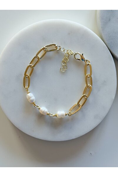 CHARMLUCKY Pearl Chain Bracelet