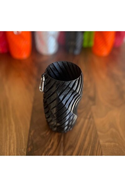 Mottopi Gizli Bira Gizleyici Bardak Şişe Aluminyum Kılıf Kamp Araç Siyah