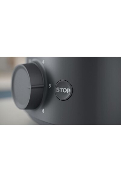 Philips Toaster - 650W, 6 Browning Settings, Charcoal Grey - HD2510/90