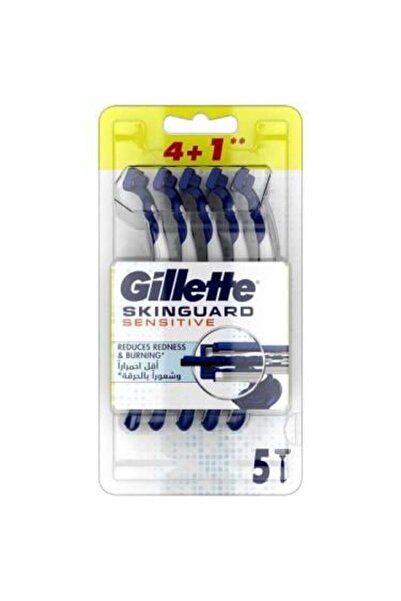Gillette SkinGuard Sensitive Razor Blades for Men - 4+1 pieces