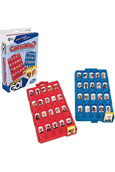 Hasbro Gaming Guess Who? Grab and Go - Portable Travel Guessing Game for Kids (Ages 6+)