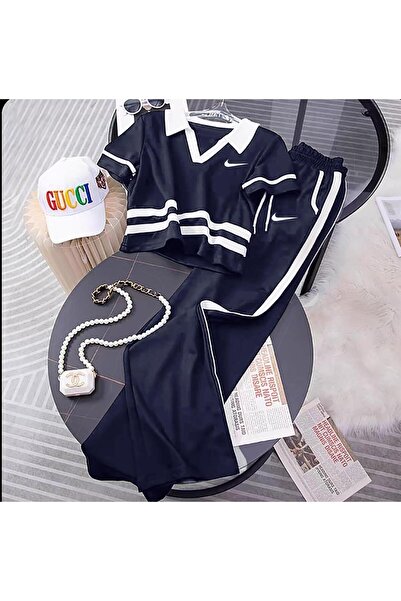 Bebeğimin Dolabında Girl's Two-String Sports Tracksuit Set Gray