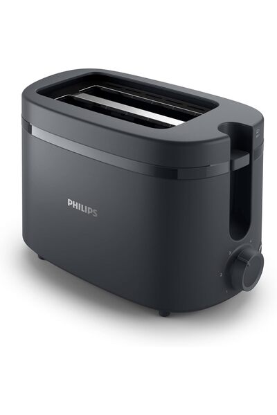 Philips Toaster - 650W, 6 Browning Settings, Charcoal Grey - HD2510/90