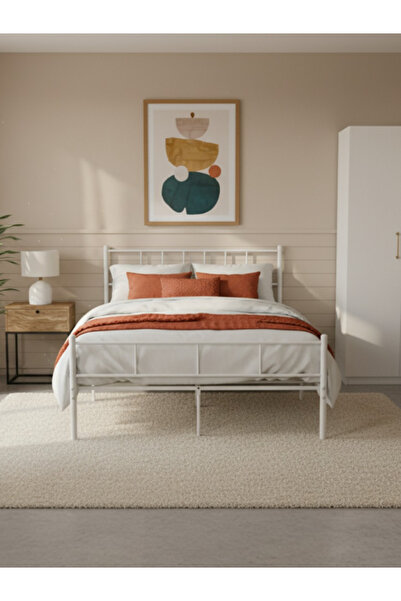 Bec4 Classic design metal bed 140x200cm