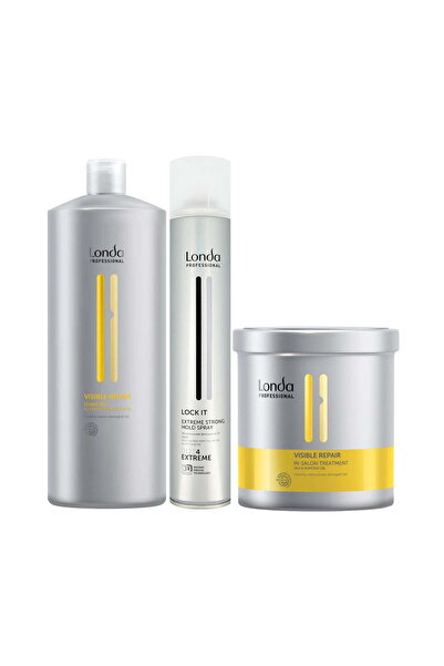 Londa Professional Σετ Ορατής Επανόρθωσης — Σαμπουάν 1000ml, Θεραπεία 750ml, ...