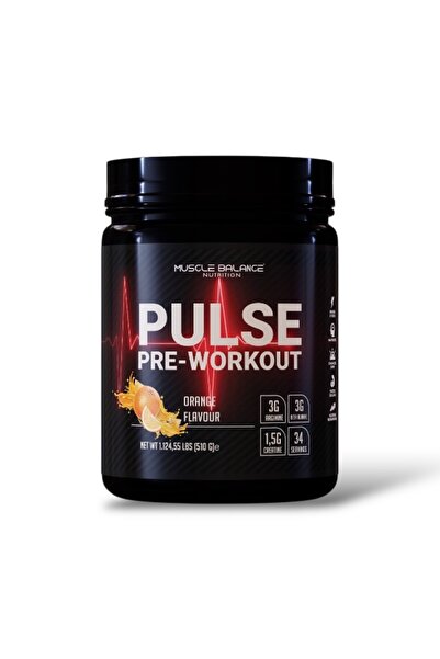 MUSCLE BALANCE Pulse Preworkout 510 Gr 34 Servis Portakal Antrenman Öncesi Ürünü