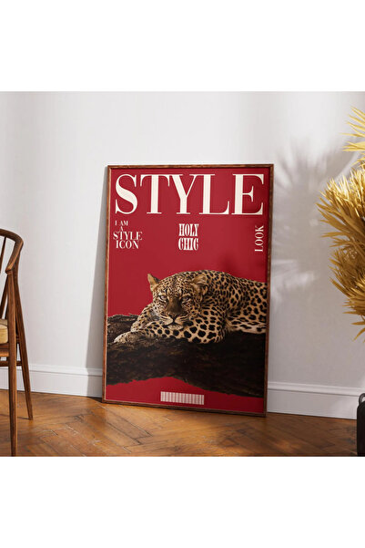 luxorpixels ÇERÇEVESİZ Style Duvar Posteri Trend Moda Ofis Dekoru Vintage Magazin, Retro Poster