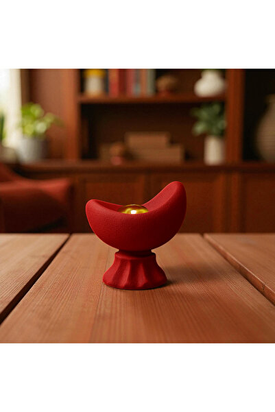 Lasirius Luna Lampshade Moon Shaped 3D Printing Decorative Table and Night Lamp with Rustic Bulb Gift 20 X 37 cm