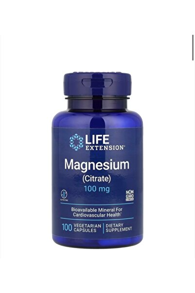 Life Extension Magnesium Citrate 100 mg 100 Veg Capsules